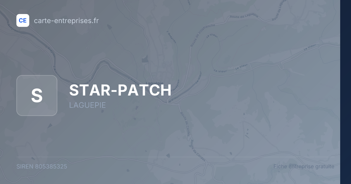 STAR-PATCH — 805385325 — fiche entreprise