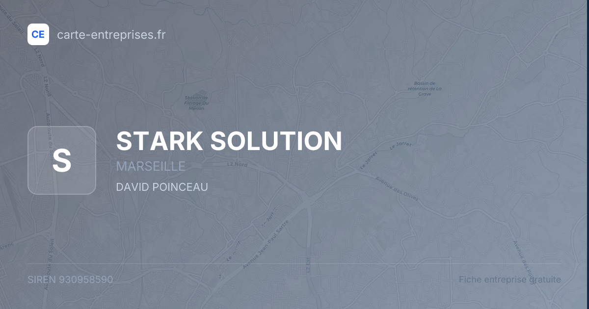STARK SOLUTION — 930958590 — fiche entreprise