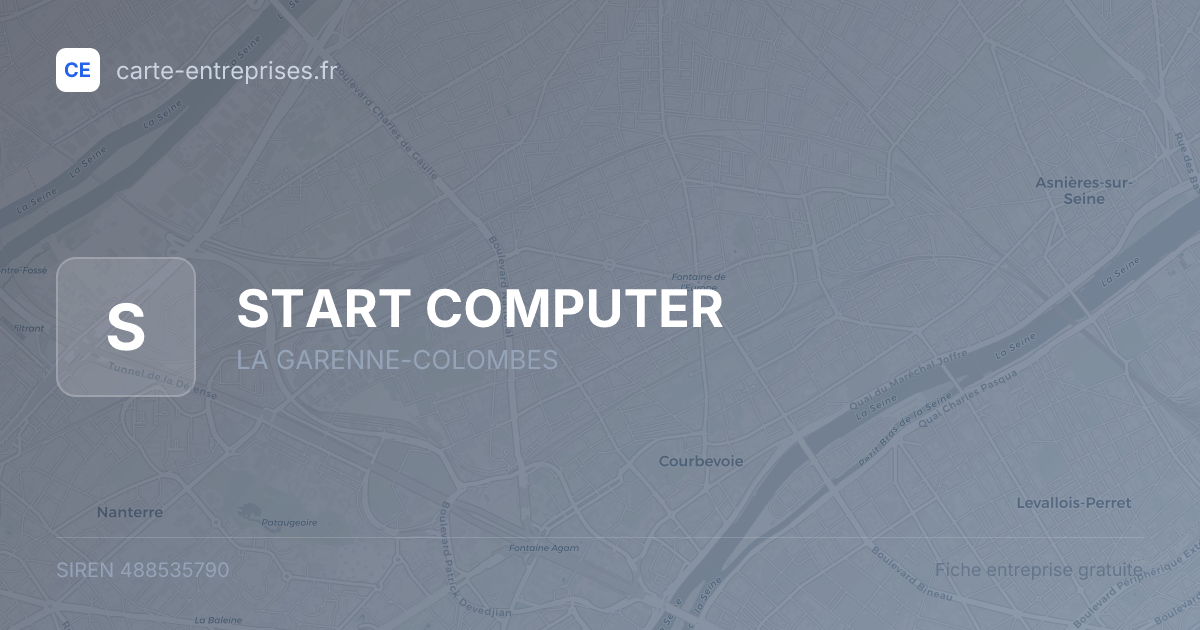 START COMPUTER — 488535790 — fiche entreprise