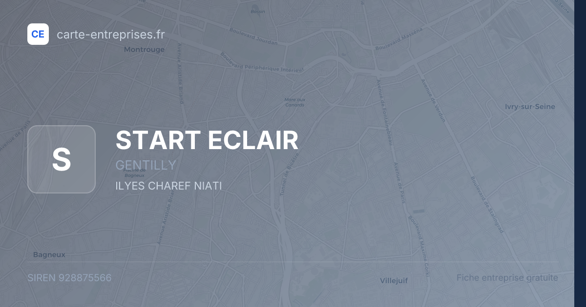 START ECLAIR — 928875566 — fiche entreprise
