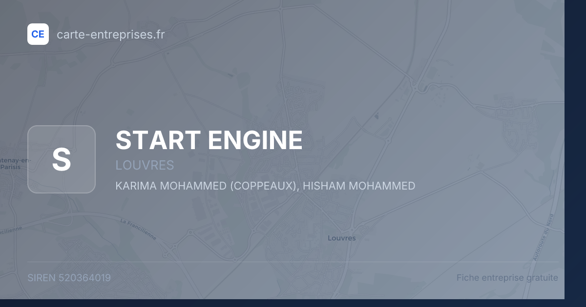 START ENGINE — 520364019 — fiche entreprise