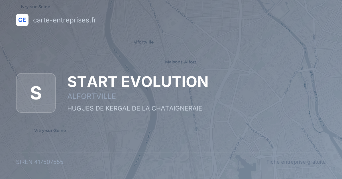 START EVOLUTION — 417507555 — fiche entreprise
