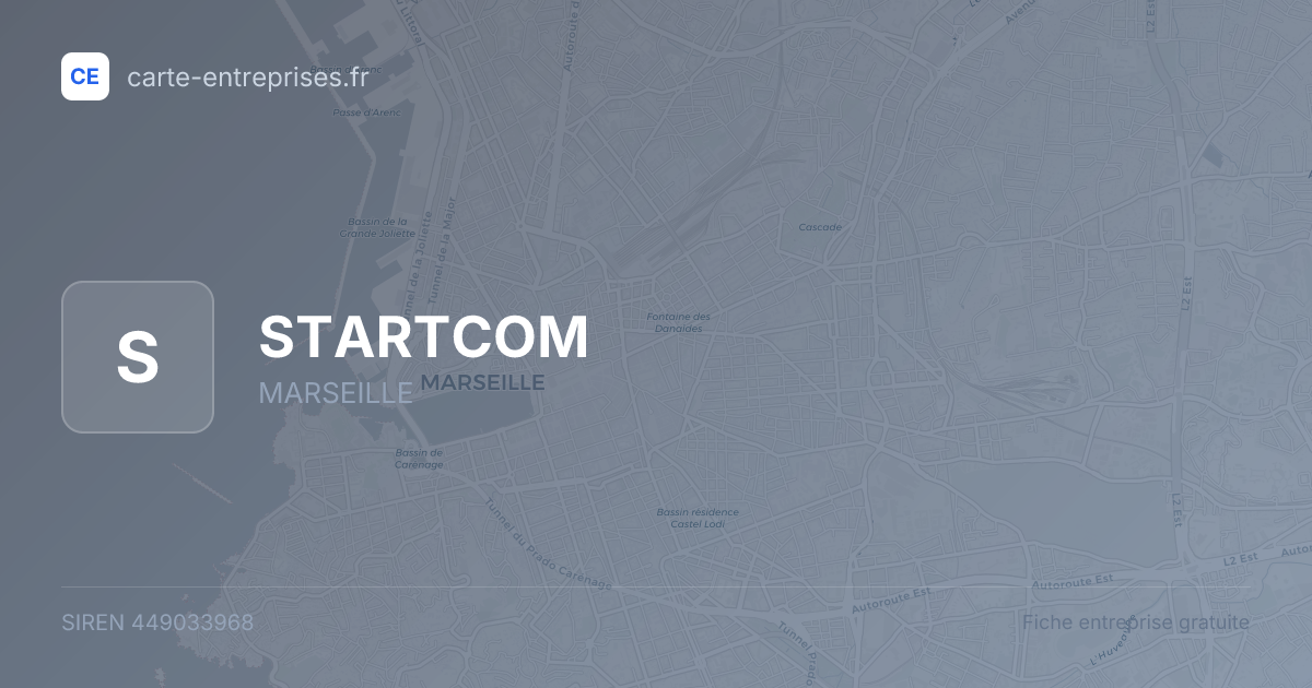 STARTCOM — 449033968 — fiche entreprise
