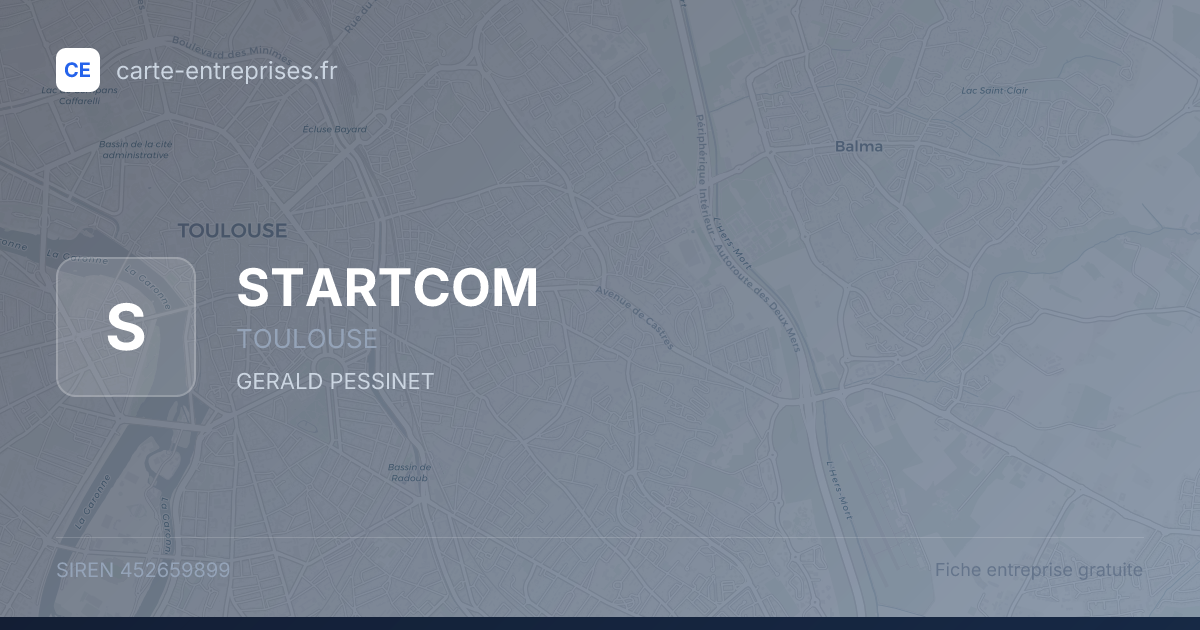 STARTCOM — 452659899 — fiche entreprise
