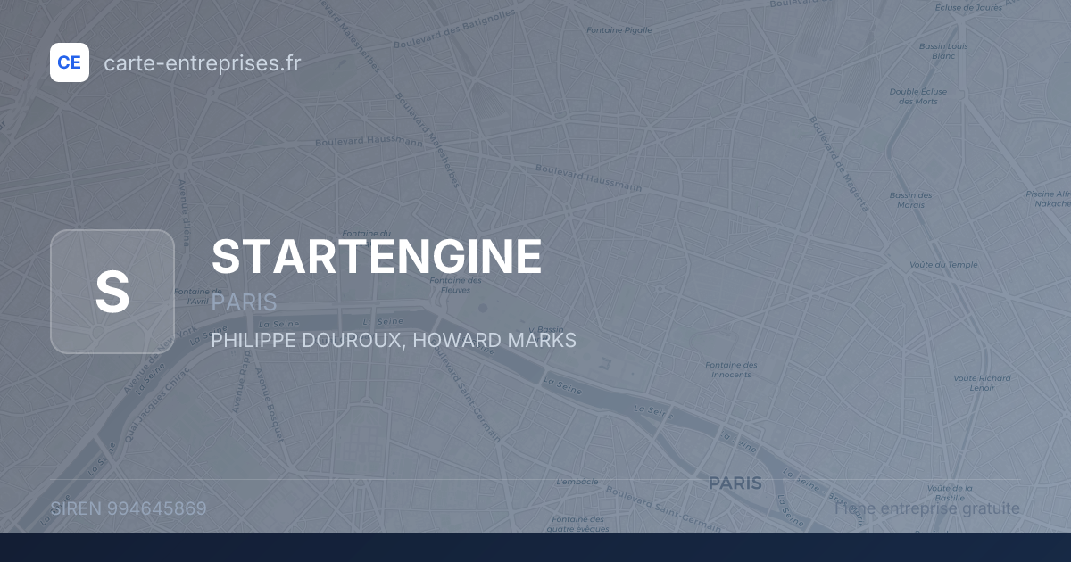 STARTENGINE — 994645869 — fiche entreprise