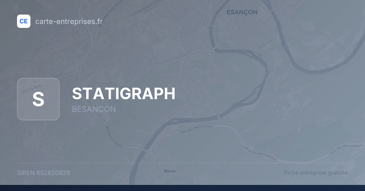 STATIGRAPH — 652820929 — fiche entreprise