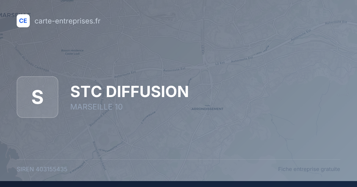 STC DIFFUSION — 403155435 — fiche entreprise