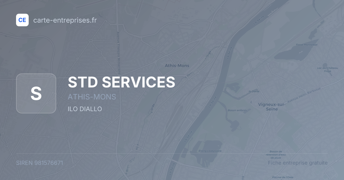 STD SERVICES — 981576671 — fiche entreprise