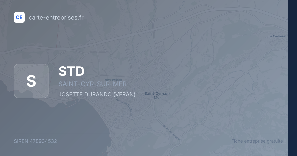 STD — 478934532 — fiche entreprise