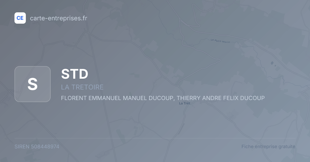 STD — 508448974 — fiche entreprise