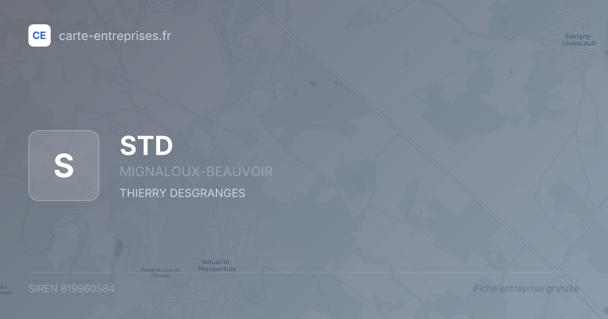 STD — 819960584 — fiche entreprise