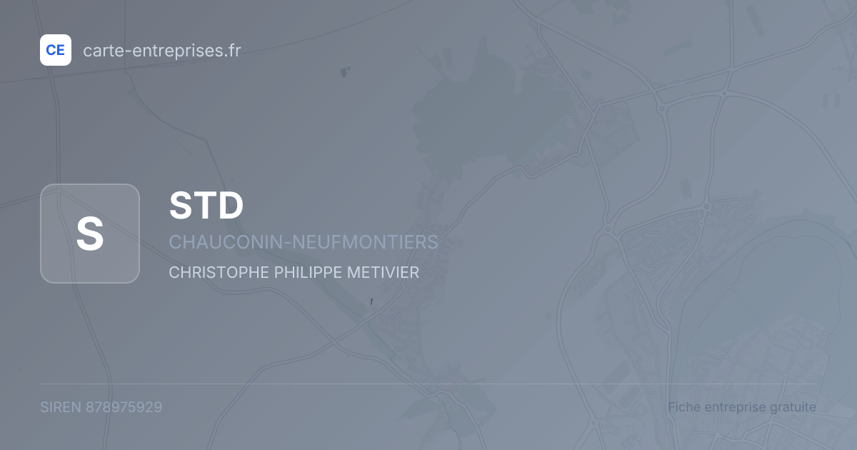 STD — 878975929 — fiche entreprise