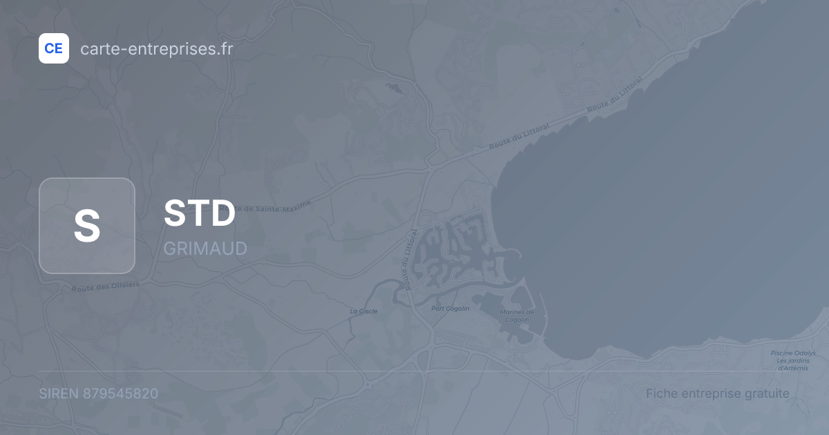 STD — 879545820 — fiche entreprise