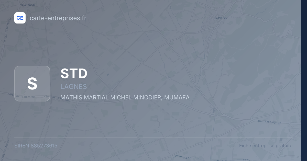 STD — 885273615 — fiche entreprise