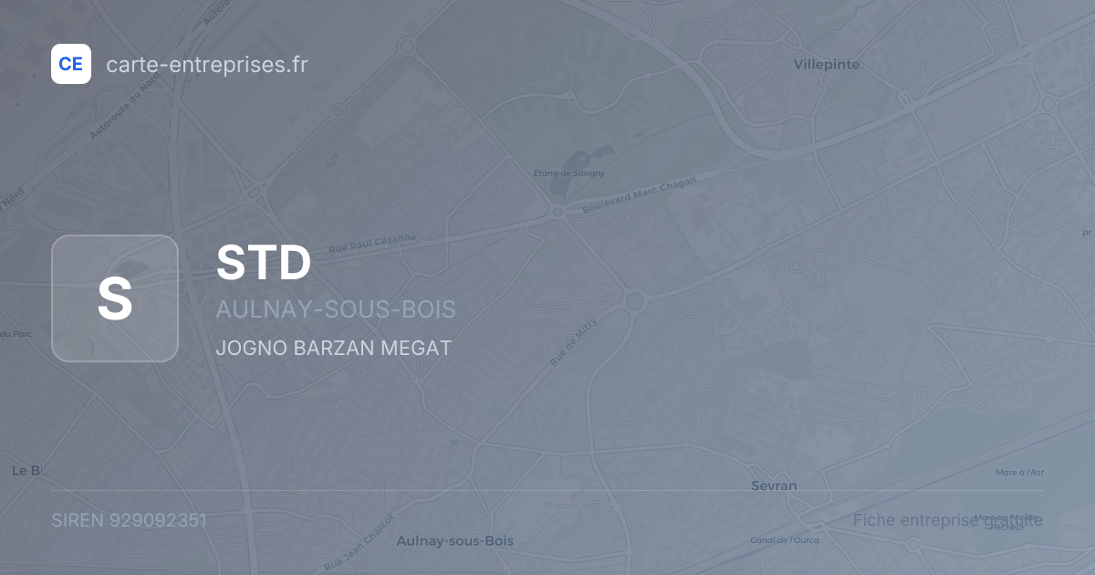 STD — 929092351 — fiche entreprise