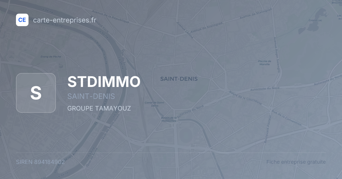 STDIMMO — 894184902 — fiche entreprise