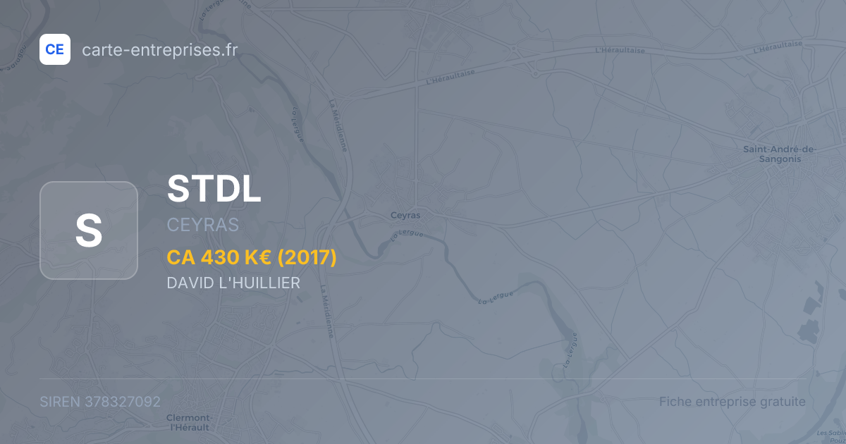 STDL — 378327092 — fiche entreprise