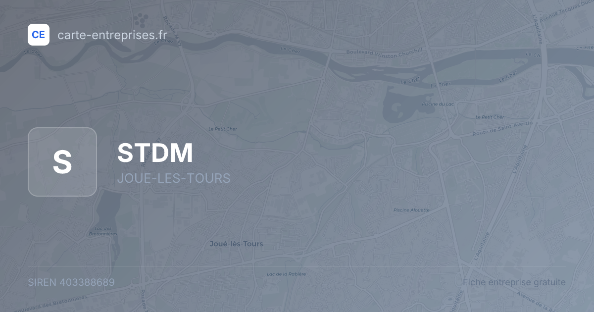 STDM — 403388689 — fiche entreprise