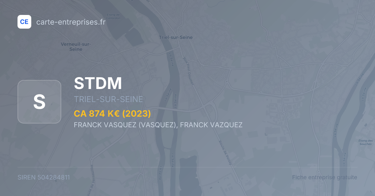 STDM — 504284811 — fiche entreprise