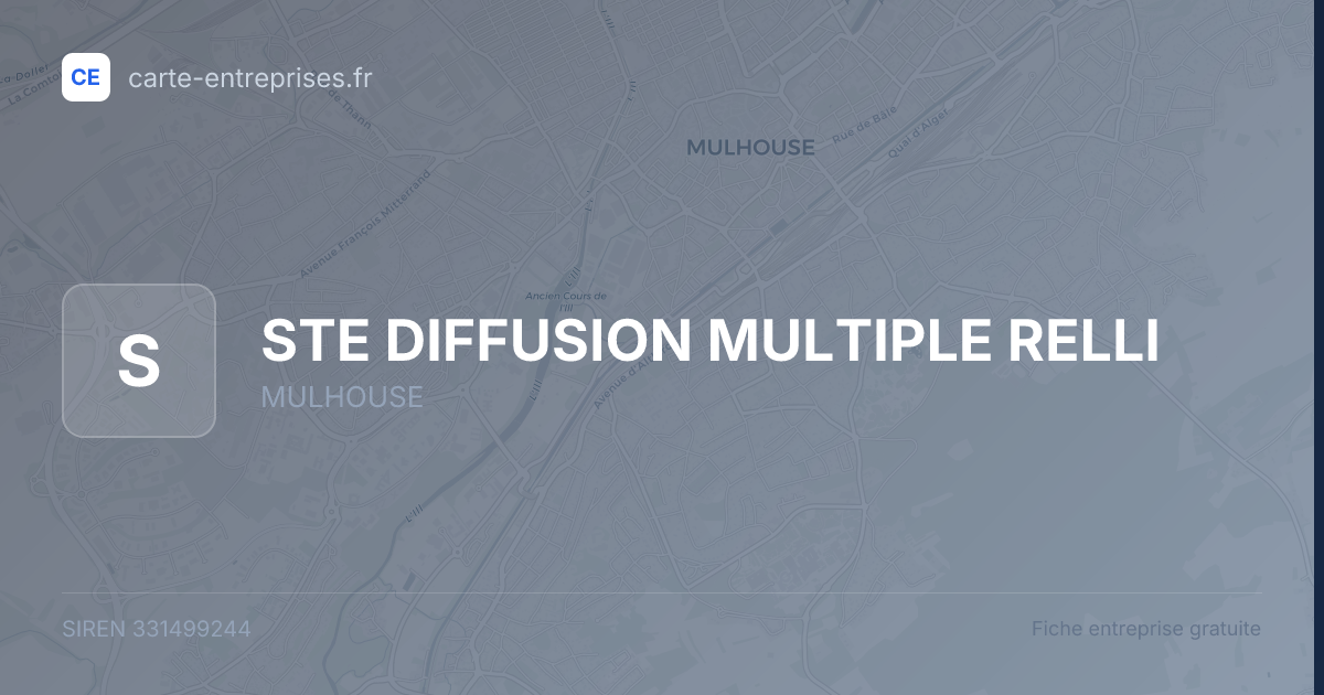 STE DIFFUSION MULTIPLE RELLI — 331499244 — fiche entreprise