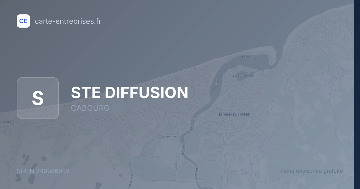 STE DIFFUSION — 349986992 — fiche entreprise