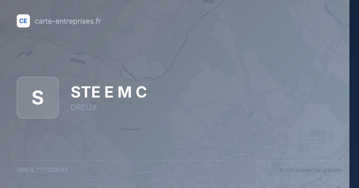 STE E M C — 777329087 — fiche entreprise