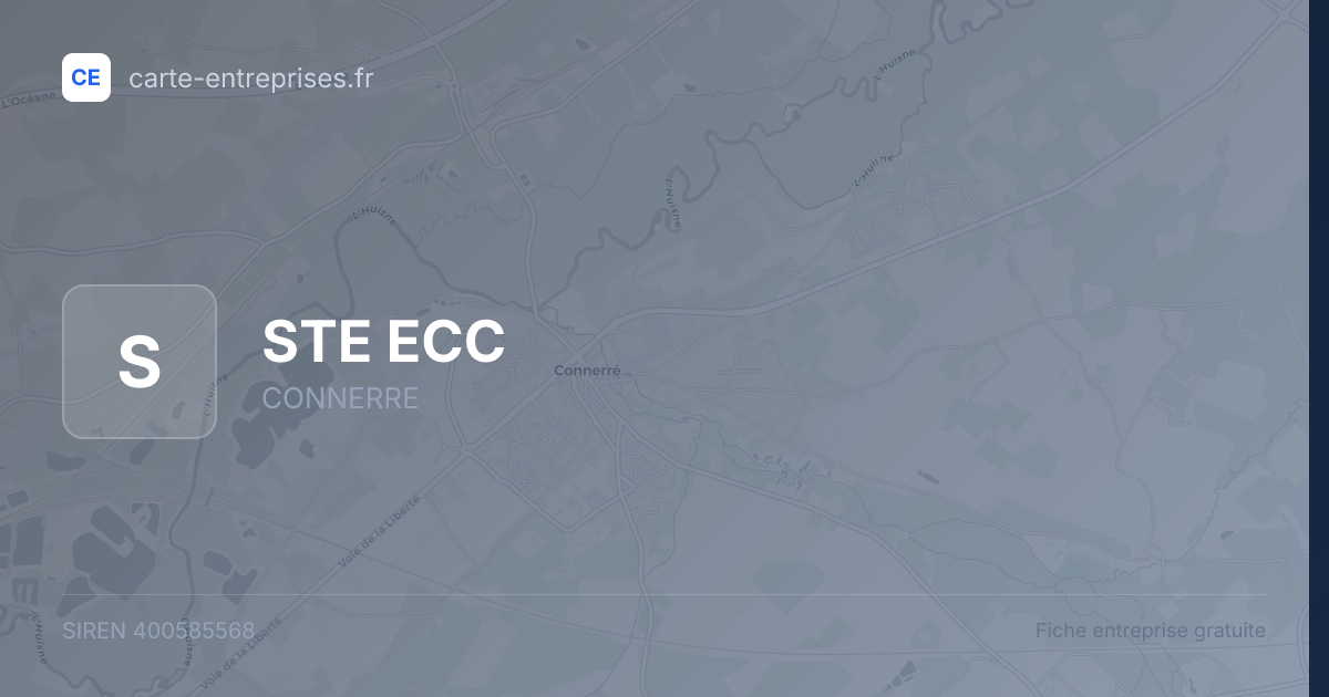 STE  ECC — 400585568 — fiche entreprise