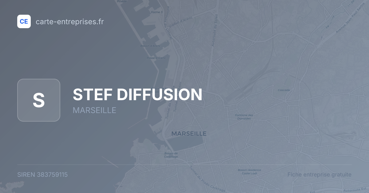 STEF DIFFUSION — 383759115 — fiche entreprise