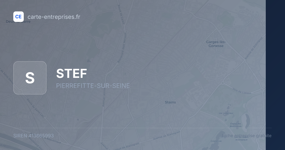 STEF — 413665993 — fiche entreprise