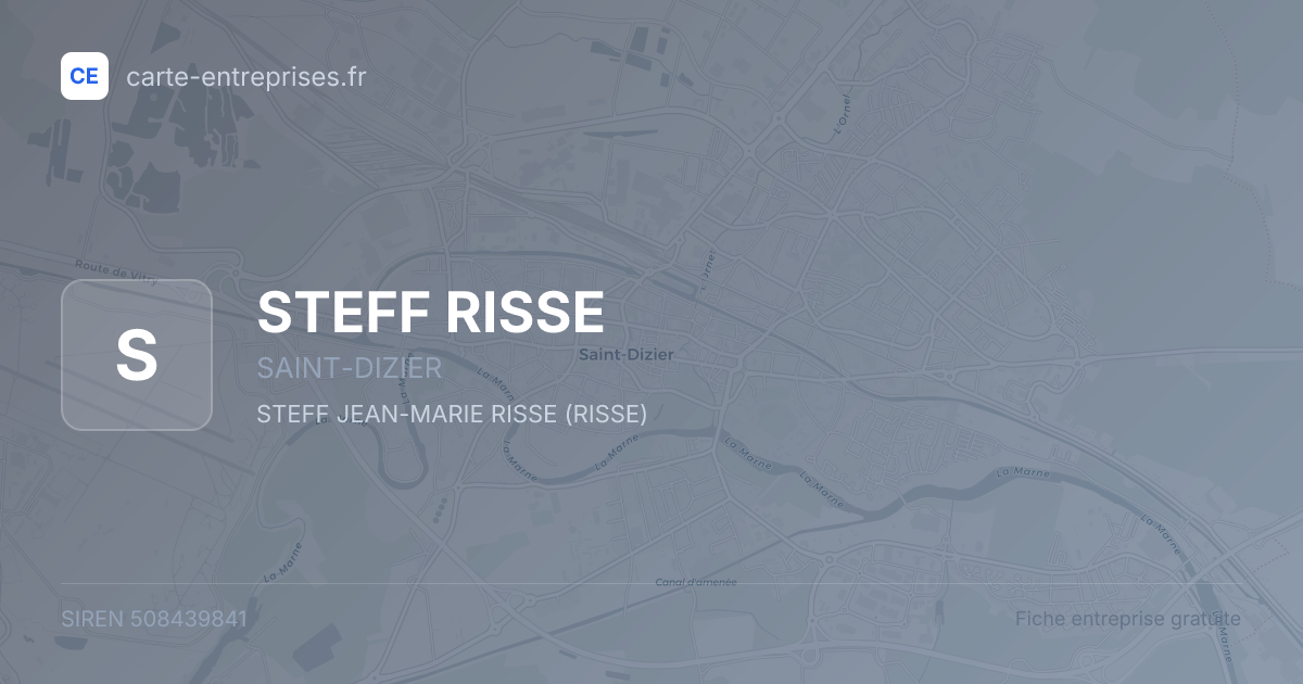 STEFF RISSE — 508439841 — fiche entreprise