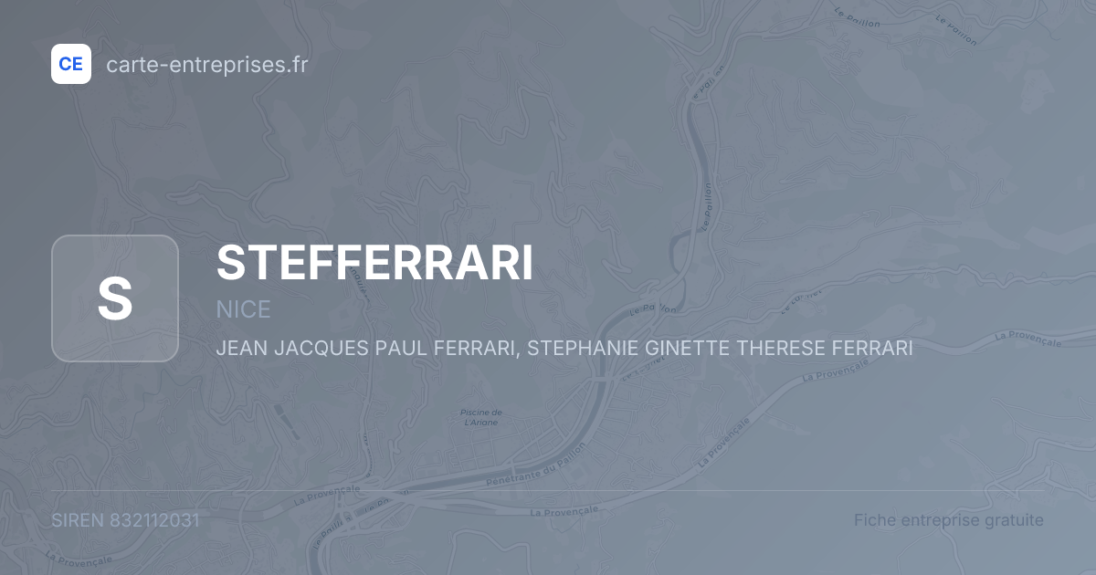 STEFFERRARI — 832112031 — fiche entreprise