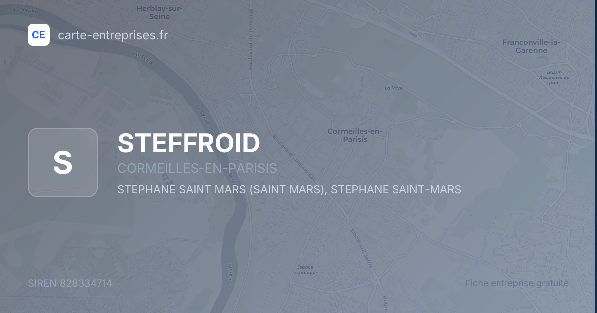 STEFFROID — 828334714 — fiche entreprise