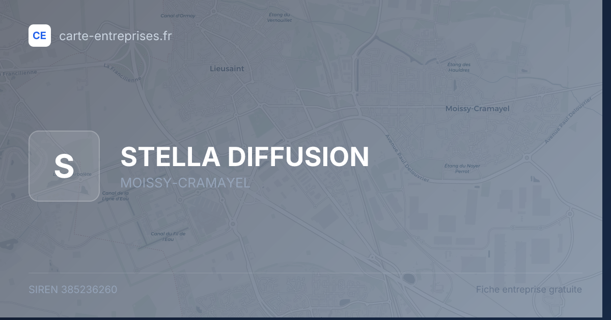STELLA DIFFUSION — 385236260 — fiche entreprise