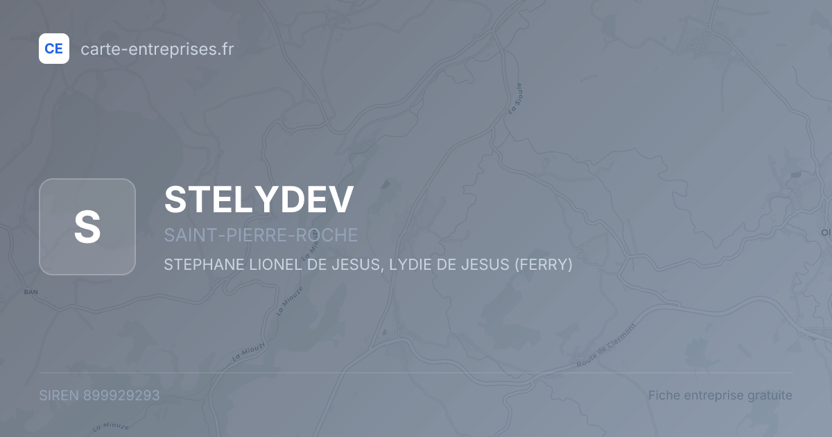 STELYDEV — 899929293 — fiche entreprise