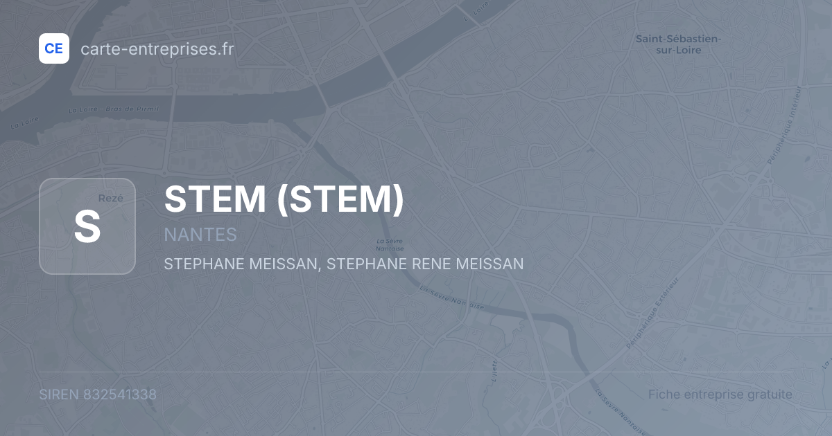 STEM — 832541338 — fiche entreprise