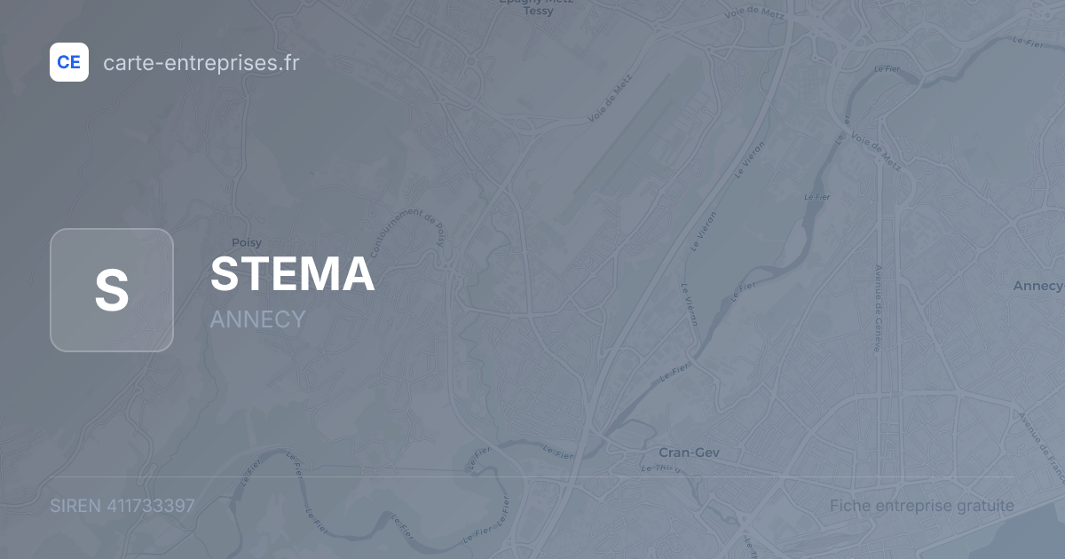 STEMA — 411733397 — fiche entreprise