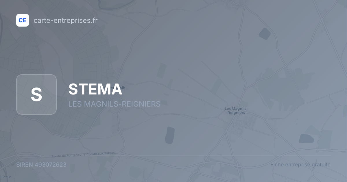 STEMA — 493072623 — fiche entreprise