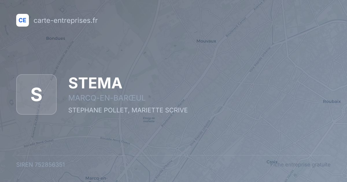 STEMA — 752856351 — fiche entreprise