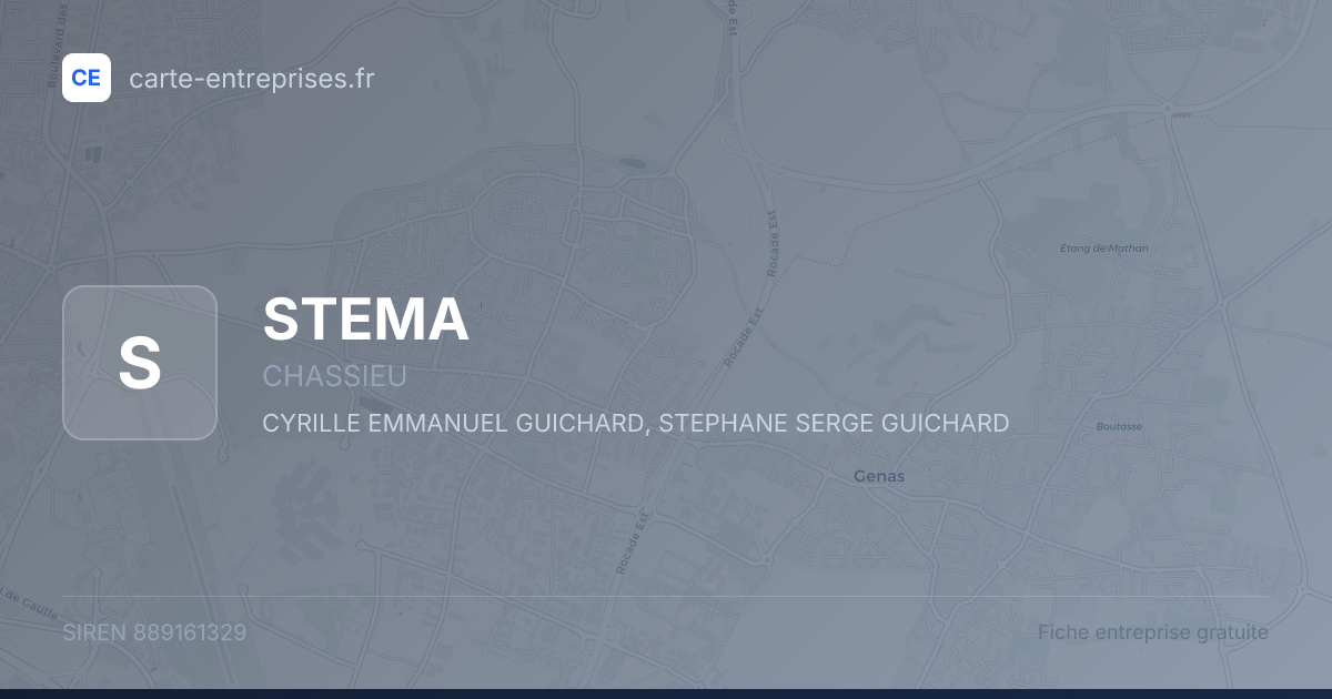 STEMA — 889161329 — fiche entreprise