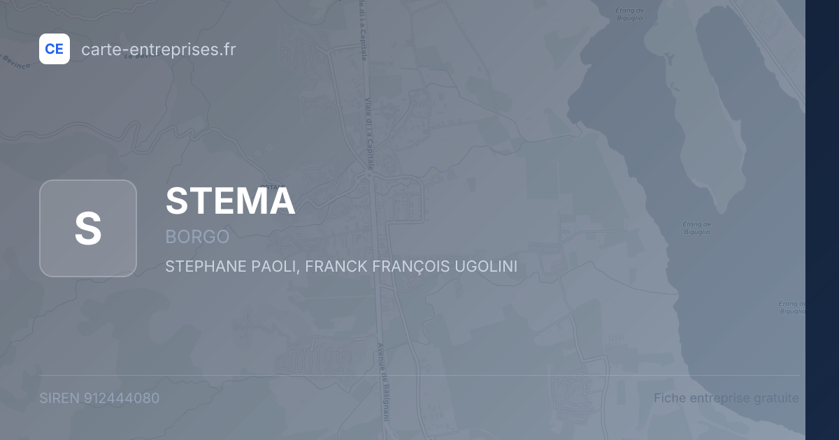 STEMA — 912444080 — fiche entreprise