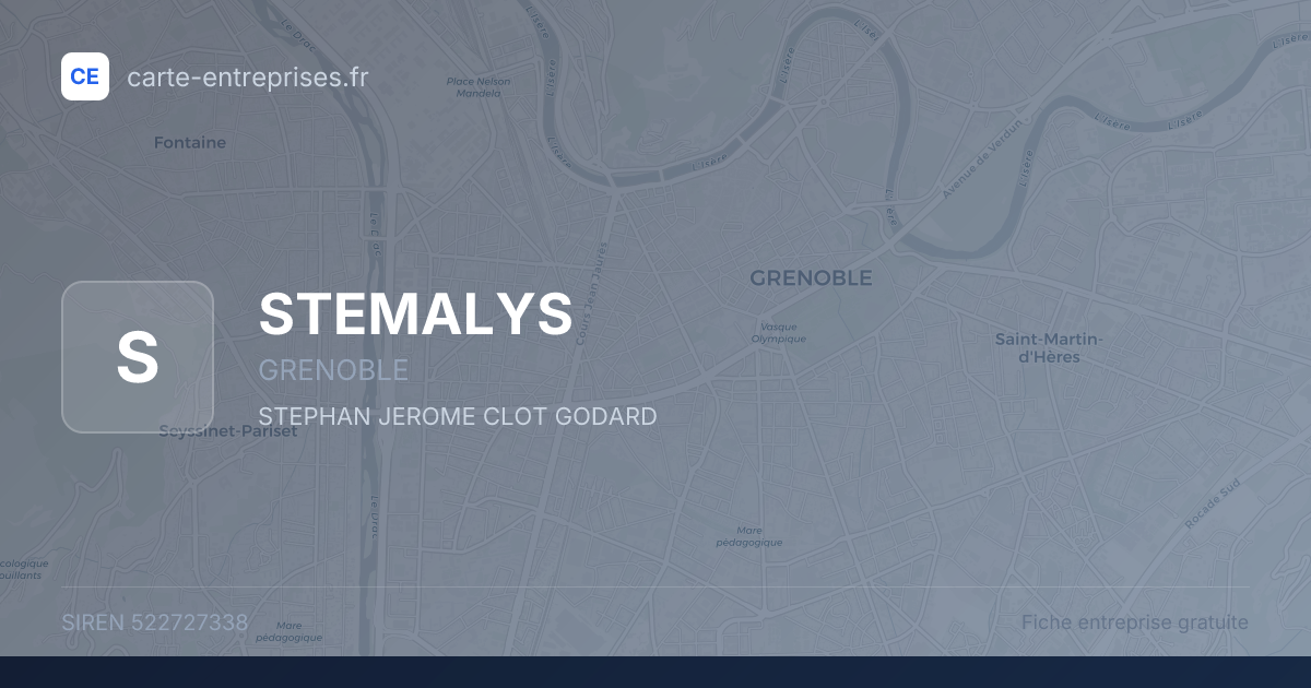 STEMALYS — 522727338 — fiche entreprise