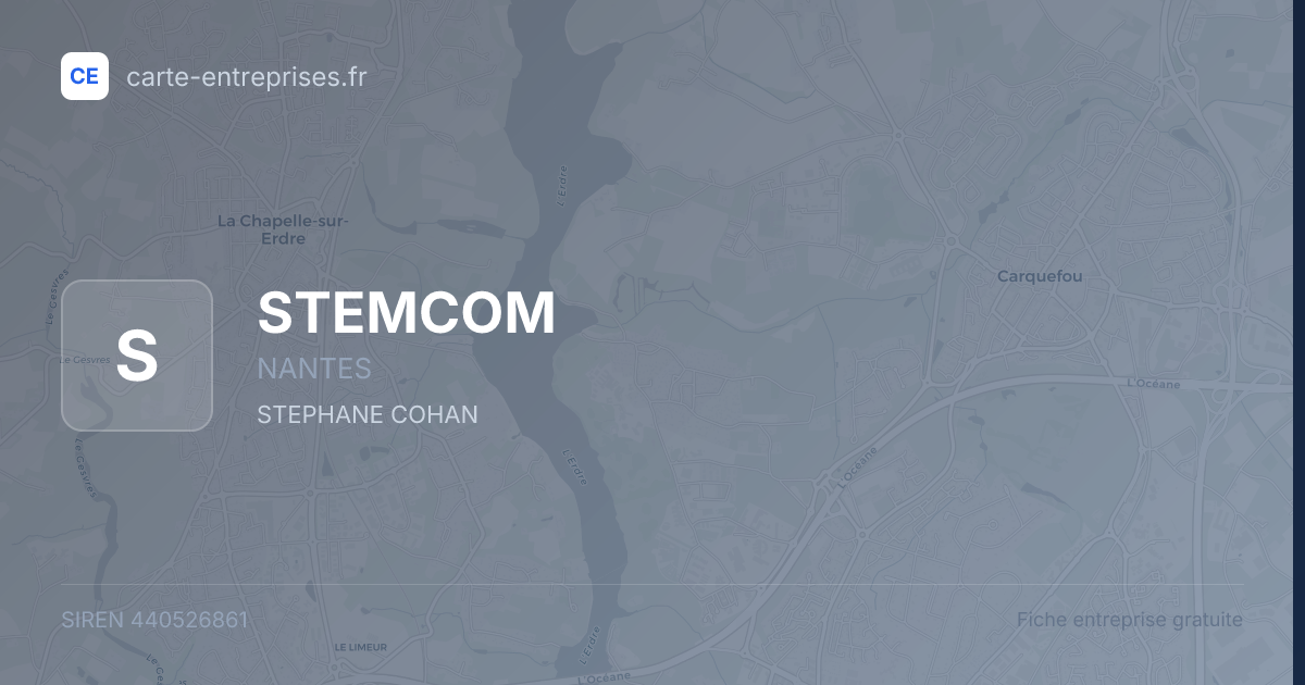 STEMCOM — 440526861 — fiche entreprise
