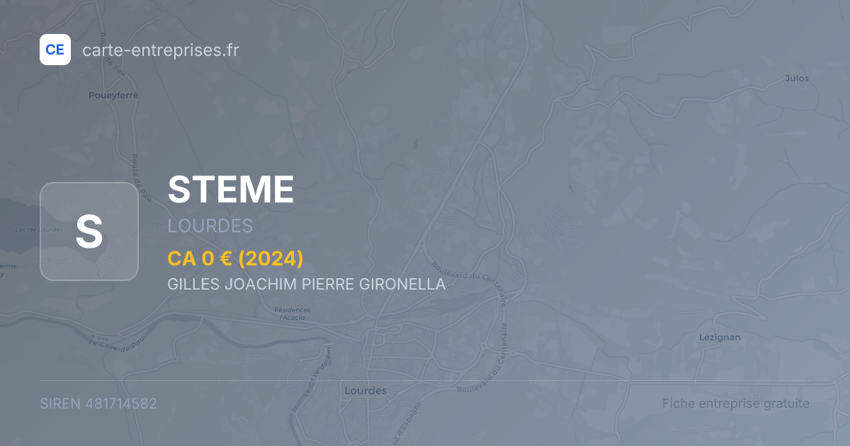STEME — 481714582 — fiche entreprise