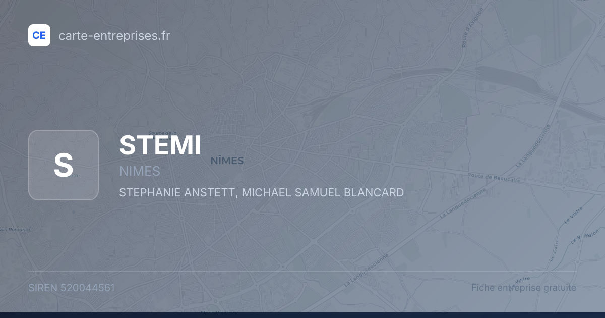 STEMI — 520044561 — fiche entreprise