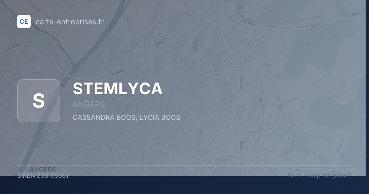 STEMLYCA — 838158061 — fiche entreprise