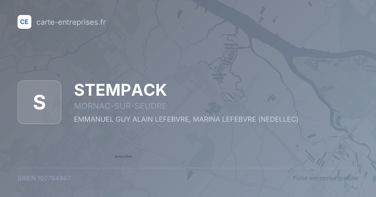 STEMPACK — 102764867 — fiche entreprise