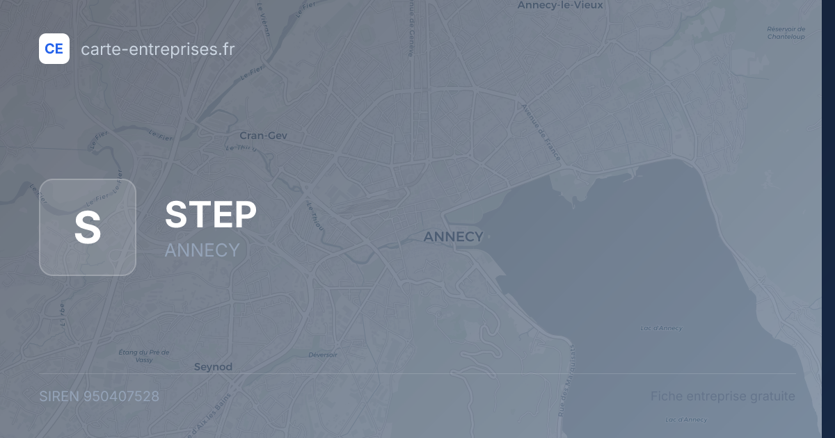 STEP — 950407528 — fiche entreprise