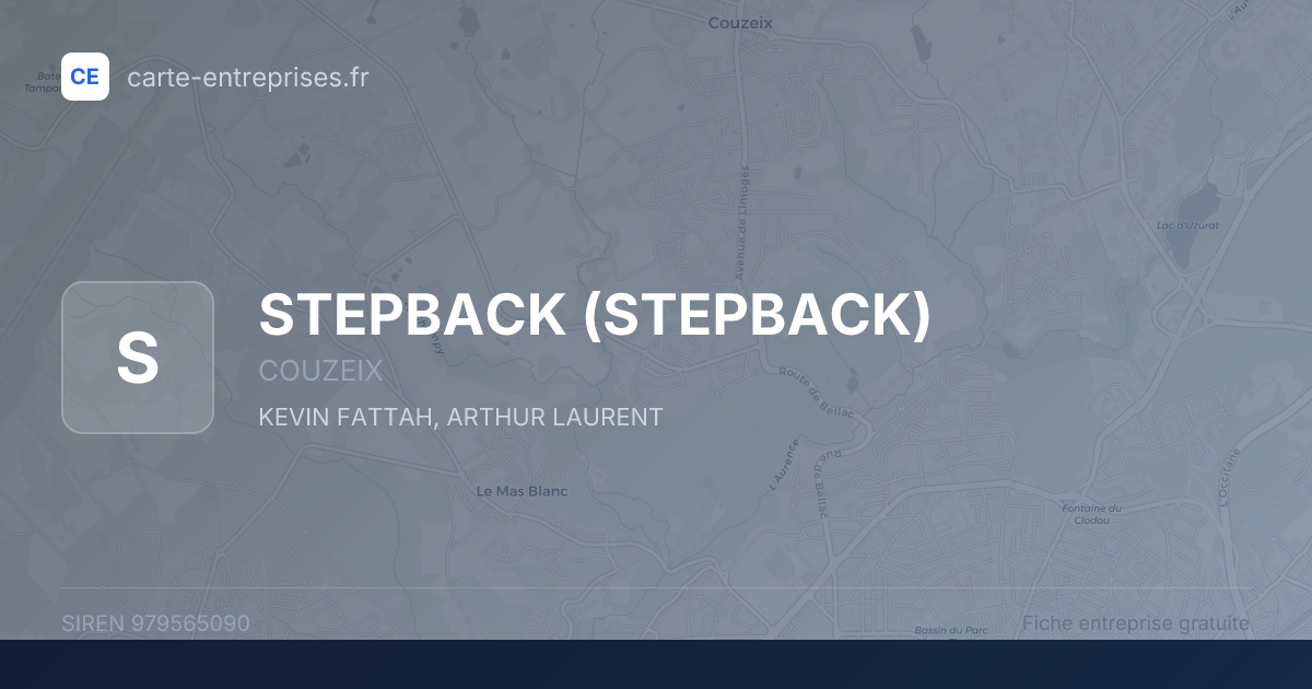 STEPBACK — 979565090 — fiche entreprise