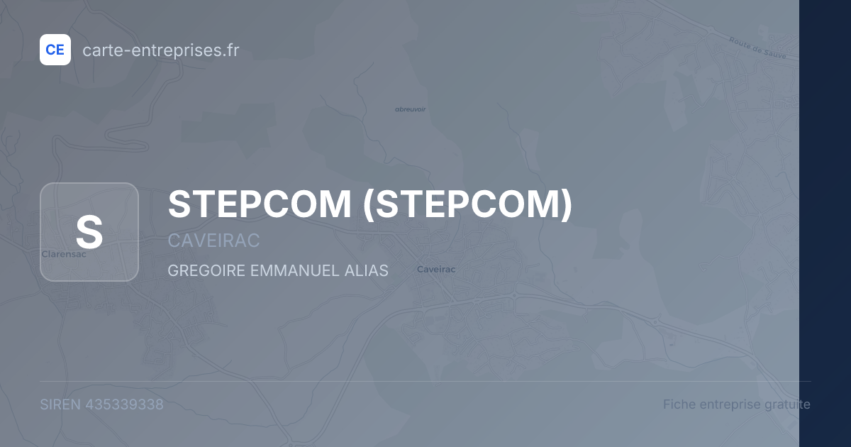 STEPCOM — 435339338 — fiche entreprise