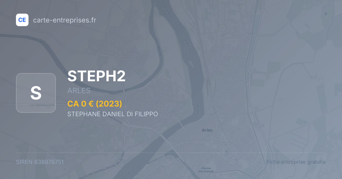 STEPH2 — 838976751 — fiche entreprise